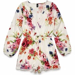 Windsor Floral Multicolor Romper S/M